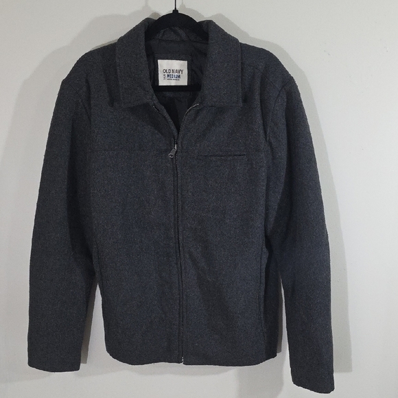 Old Navy Gray Lightweight Shirt Jacket Versatile Design - Picture 1 of 6
